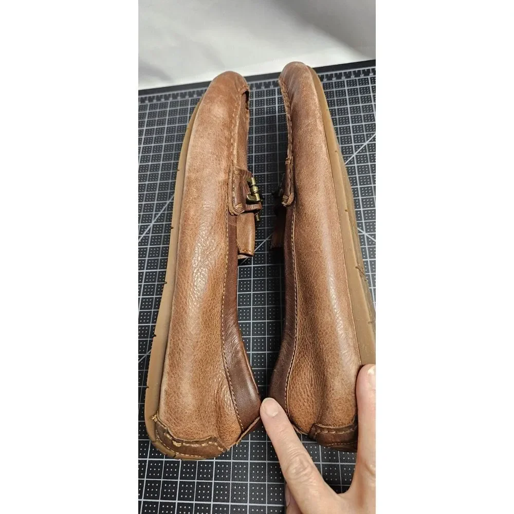 COLE HAAN Somerset link bit‎ loafers brown leather men 11M